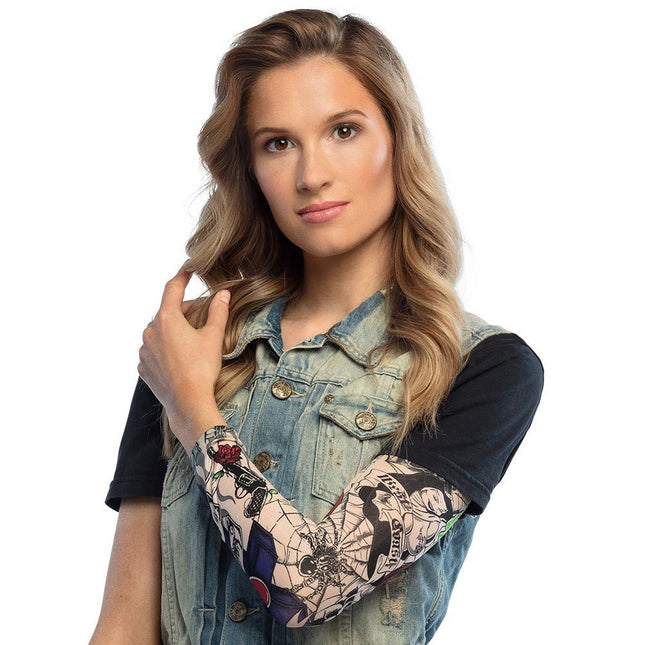 Tattoo Sleeve van Boland koop je bij Partywinkel