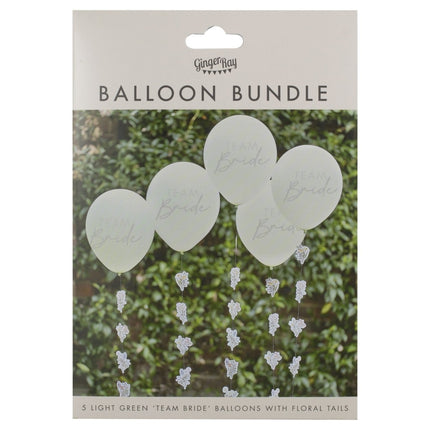 Team Bride Ballonnen 30cm 5st van Ginger Ray koop je bij Partywinkel