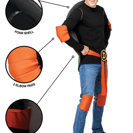 Mutant Ninja Turtle Kostüm Set