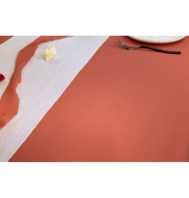Rote Tischdecke 2,4 m