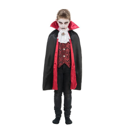 Theodor-Vampir-Kostüm für Kinder, schwarz-rot