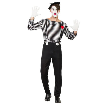 Tienerkostuum Mimespeler (14-16 jaar) van Boland koop je bij Partywinkel
