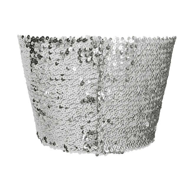 Top Sparkle zilver (M/L stretch) van Boland koop je bij Partywinkel