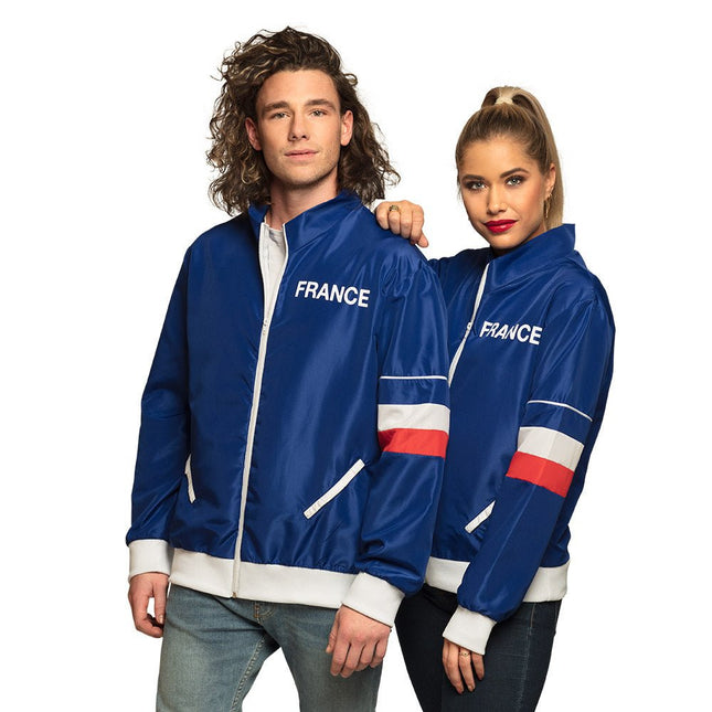 Trainingsjas Fout Dames Frankrijk van Boland koop je bij Partywinkel