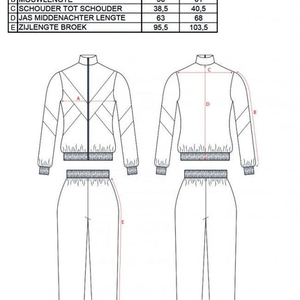 Trainingspak 80`S Style Kids 164 van PartyXplosion koop je bij Partywinkel