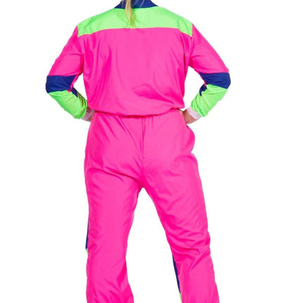 Trainingspak Jaren 80 Neon Dames van Wilbers & Wilbers koop je bij Partywinkel