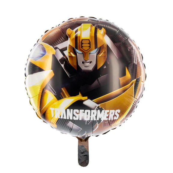 Transformers Helium Ballon Zwart Geel Leeg 45cm van VDV Benefit koop je bij Partywinkel