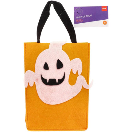 Trick or Treat Tas Vilt Spook Halloween BoOo! 27cm van Folat koop je bij Partywinkel