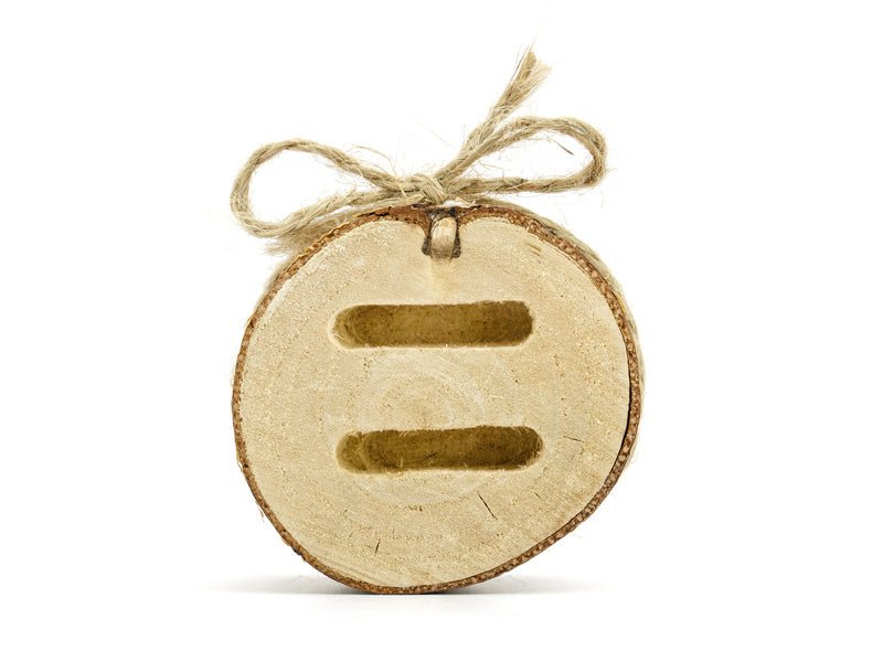 Trouwringen Doosje Hout 6cm van Partydeco koop je bij Partywinkel
