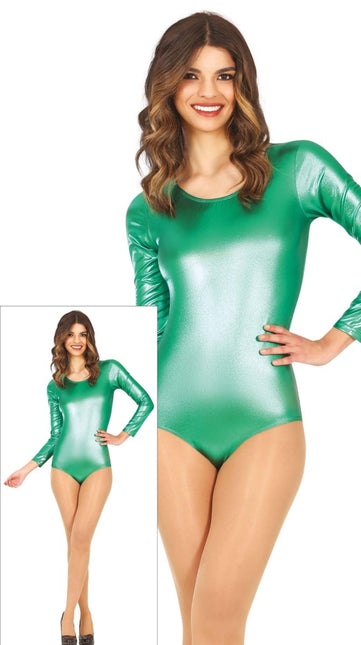 Turnpak Groen Dames Metallic van Fiestas Guirca koop je bij Partywinkel