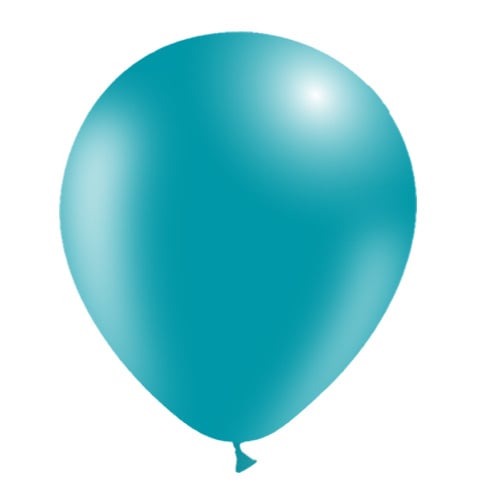 Turquoise Ballonnen 30cm 10st - Partywinkel - 8436540889850