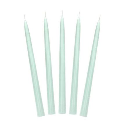 Turquoise Kaarsen 24cm 10st - Partywinkel - 5904555046559