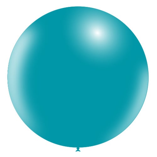 Turquoise Reuze Ballon XL 91cm - Partywinkel - 8436540871114