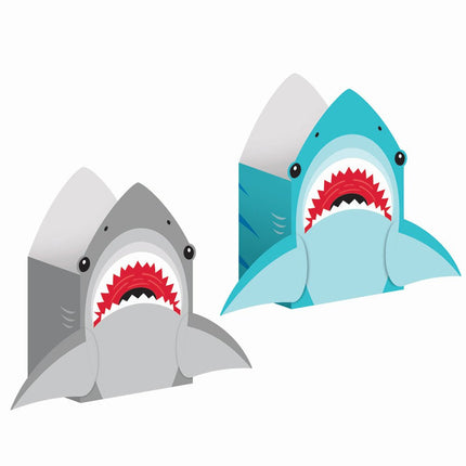 Uitdeelbox Haai 20cm 8st van Creative Converting koop je bij Partywinkel