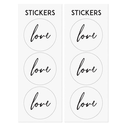 Uitdeelzakjes Love 6st van Partydeco koop je bij Partywinkel