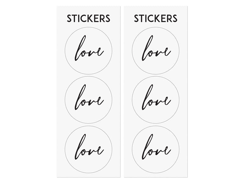 Uitdeelzakjes Love 6st van Partydeco koop je bij Partywinkel