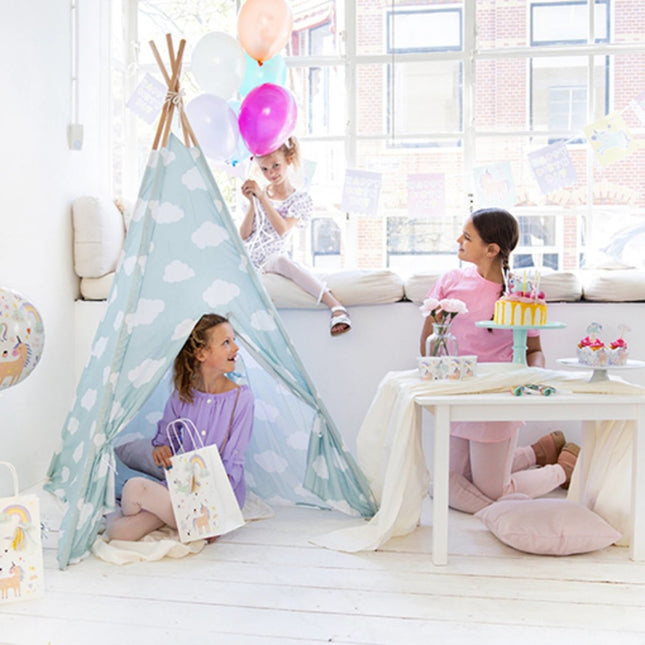 Unicorn Cupcake Toppers Rainbows 12 delig van Folat koop je bij Partywinkel