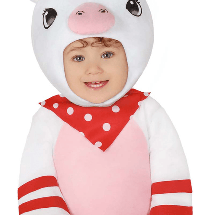 Unicorn Kostuum Baby Rood Wit van Fiestas Guirca koop je bij Partywinkel