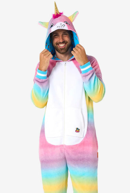 Unicorn Onesie Gekleurd - Partywinkel - 8720629387192