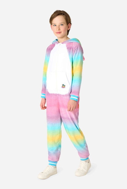 Unicorn Onesie Gekleurd Kind - Partywinkel - 8720629387741