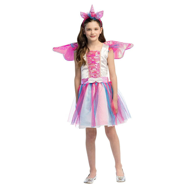 Unicorn Pak Gekleurd Meisje van Boland koop je bij Partywinkel