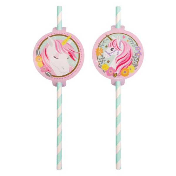 Unicorn Rietjes 19,7cm 8st van Riethmueller koop je bij Partywinkel