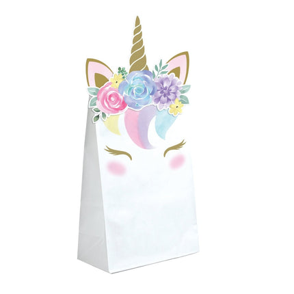 Unicorn Uitdeelzakjes 20cm 8st van Creative Converting koop je bij Partywinkel
