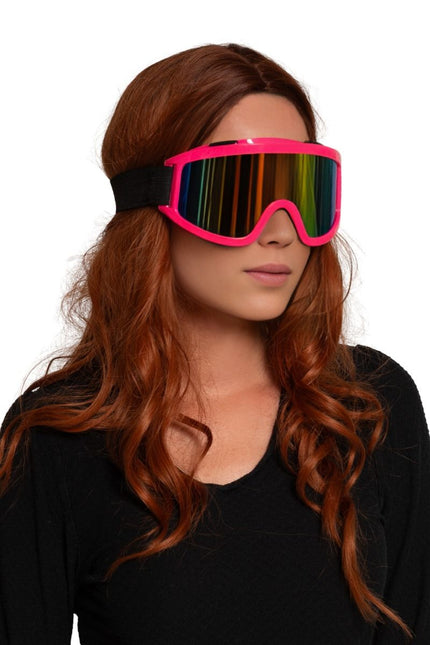 Skibrille Neon Pink
