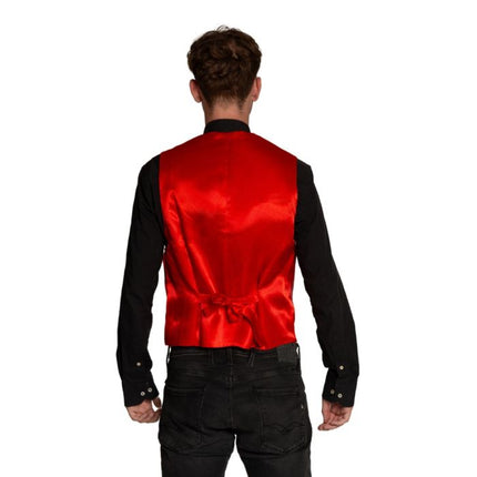 Strickjacke + Schleife Rot