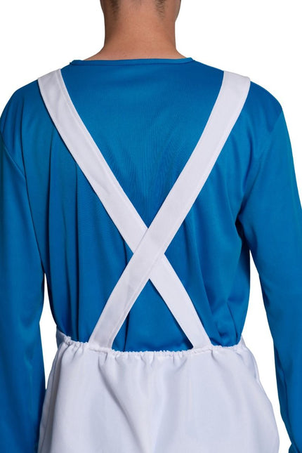 Schlümpfe Anzug Blau Weiß Männer