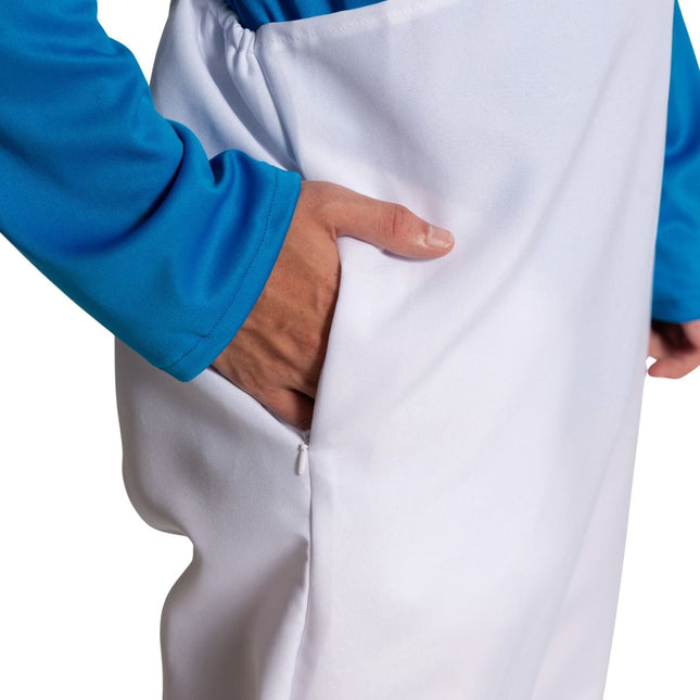 Schlümpfe Anzug Blau Weiß Männer