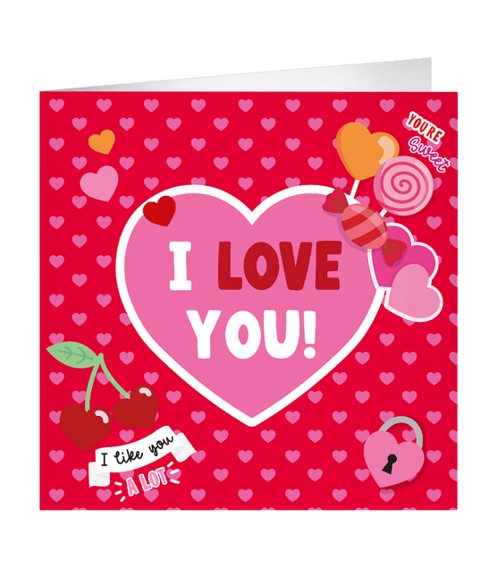Valentijnsdag Wenskaart 23cm - Partywinkel - 8716764239526