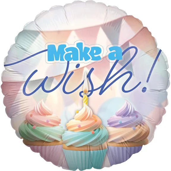 Verjaardag Helium Ballon Make A Wish Leeg van VDV Benefit koop je bij Partywinkel