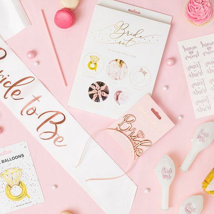 Versiering Pakket Bride To Be 23 delig van Partydeco koop je bij Partywinkel