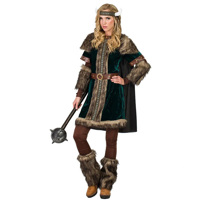 Viking Kostuum Bruin Dames van Boland koop je bij Partywinkel