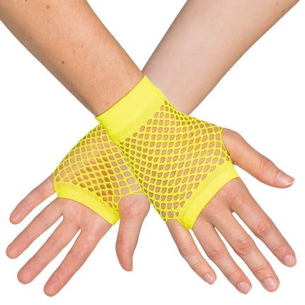 Visnet Handschoenen Geel van Boland koop je bij Partywinkel