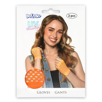 Visnet Handschoenen Oranje van Boland koop je bij Partywinkel