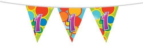 Vlaggenlijn 1 Jaar 10m - Partywinkel - 8711319055019