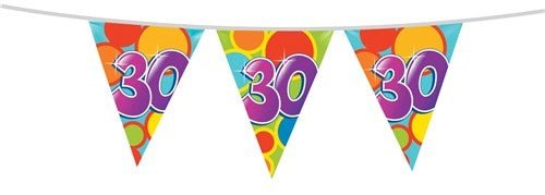 Vlaggenlijn 30 Jaar 10m - Partywinkel - 8711319055156