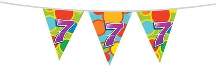 Vlaggenlijn 7 Jaar 10m - Partywinkel - 8711319055071