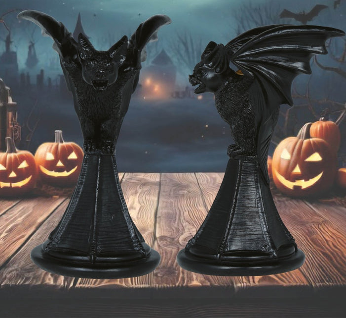 Vleermuis Kaarsenhouder 18cm van Fiestas Guirca koop je bij Partywinkel