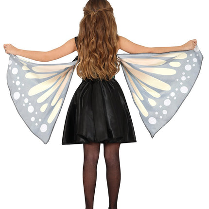 Vlinder Kostuum Geel Zwart Meisje - Partywinkel - 8434077784921