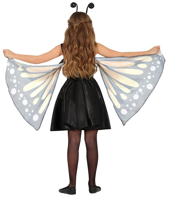 Vlinder Kostuum Geel Zwart Meisje - Partywinkel - 8434077784921
