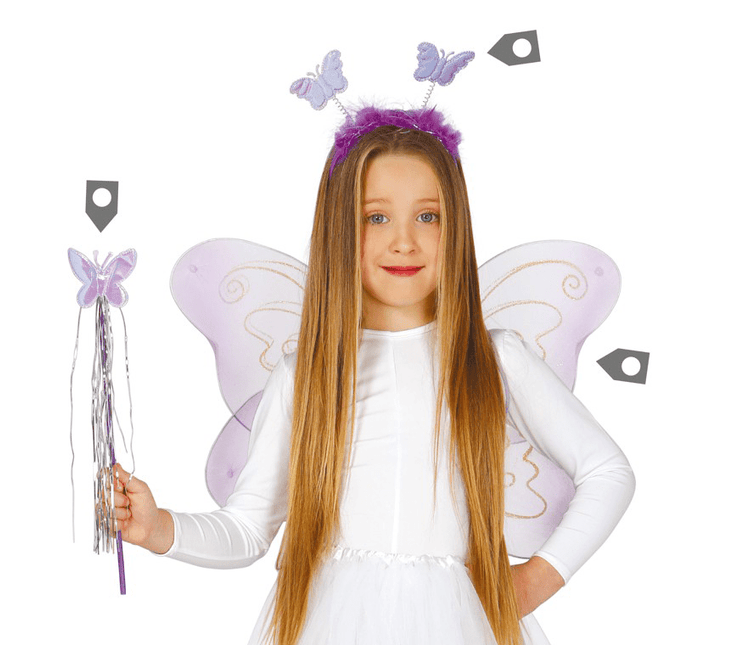 Vlinder Set 3 delig van Fiestas Guirca koop je bij Partywinkel