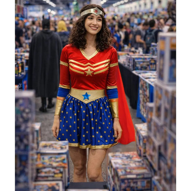 Volwassenenkostuum Superheldin Star van Boland koop je bij Partywinkel