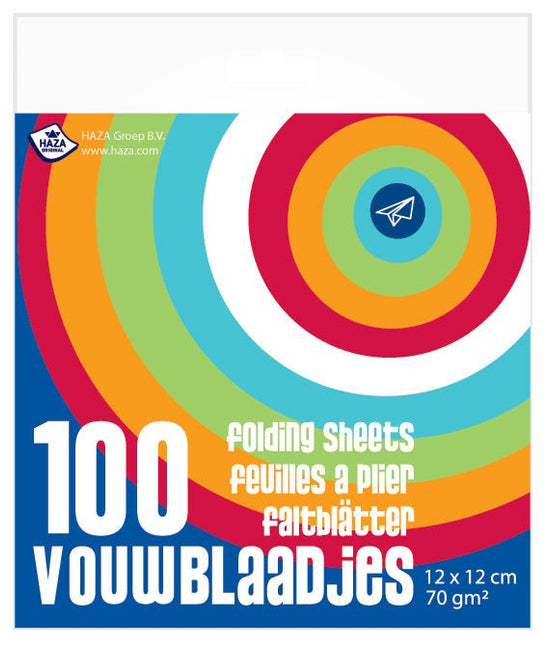 Vouwblaadjes 12cm 100st van Haza Witbaard koop je bij Partywinkel