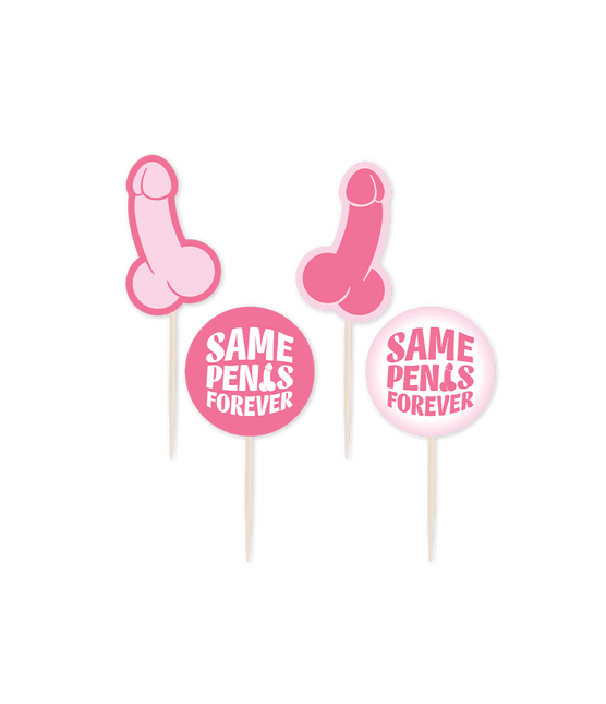 Vrijgezellenfeest Cocktailprikkers Same Penis Forever van Paper Dreams koop je bij Partywinkel