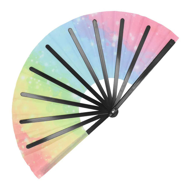 Waaier Rave vibe XL (64 cm) van Boland koop je bij Partywinkel
