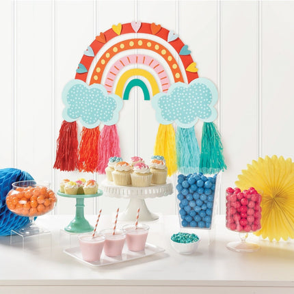 Wanddecoratie Regenboog 68,5cm van Riethmueller koop je bij Partywinkel