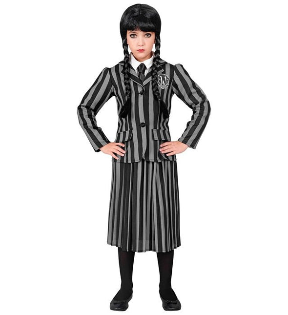 Wednesday Adams Meisje Kostuum Kind van Widmann koop je bij Partywinkel